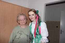 Nedeľu nám spríjemnila heligonkárka a speváčka Vlasta Mudríková