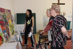 Výstava gobelínov, návšteva muzea holuby- rizner, fary a evanjelického kostola v zemianskom podhradí - IMG_0734