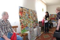 Výstava gobelínov, návšteva muzea holuby- rizner, fary a evanjelického kostola v zemianskom podhradí - IMG_0739